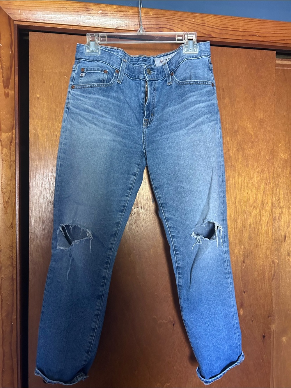 Ag Adriano Goldschmied Light Blue Denim Jeans